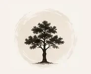Ink pine tree